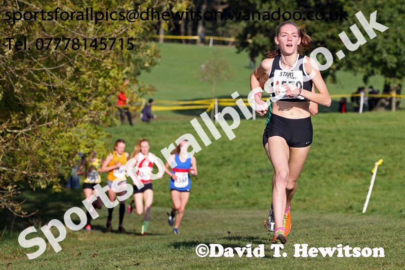 Womens under-17s Northern Cross Country Relays. Photo: David T. Hewitson/Sports for All Pics